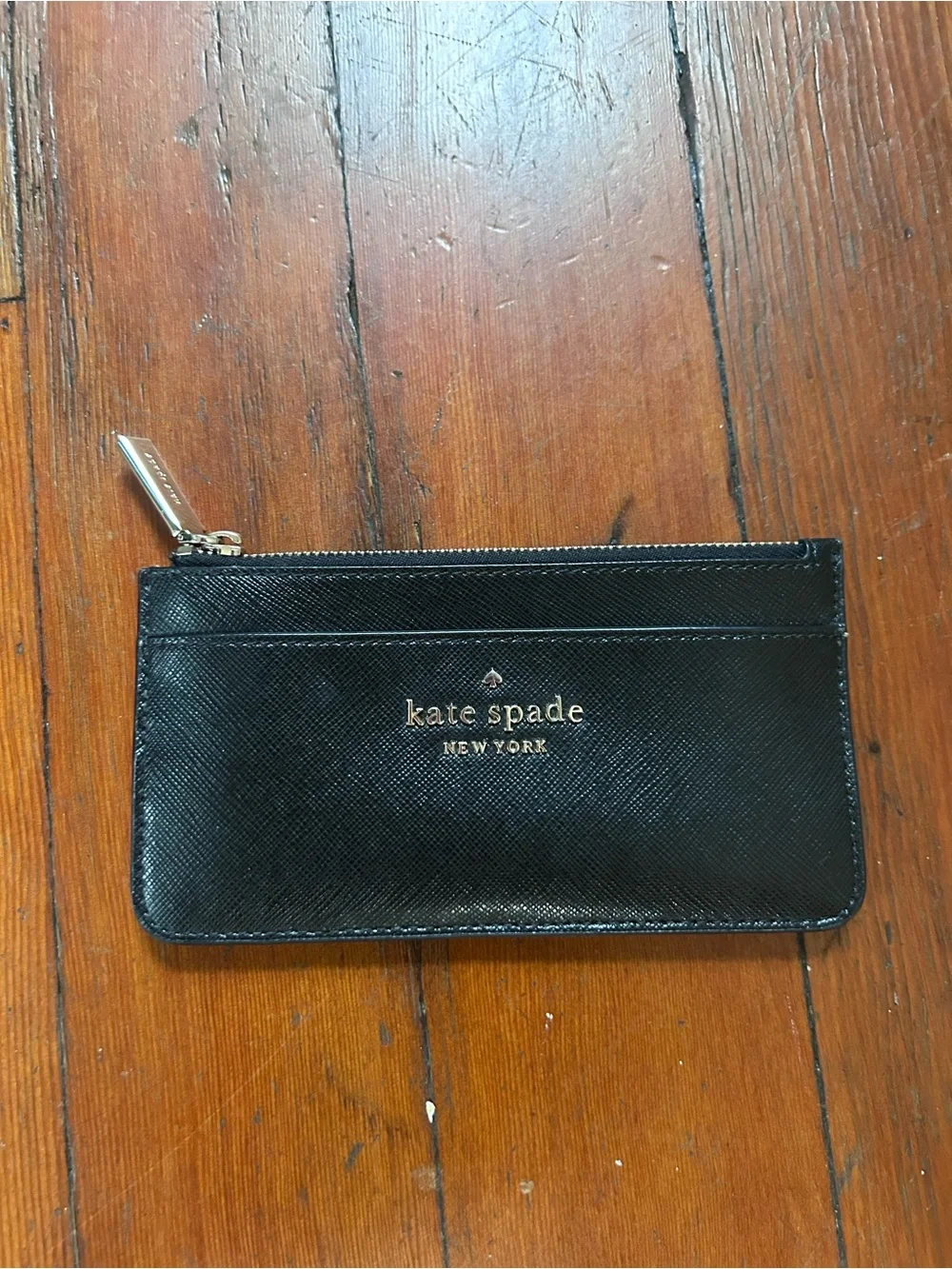 Kate Spade Staci Large Slim Card Holder in Black